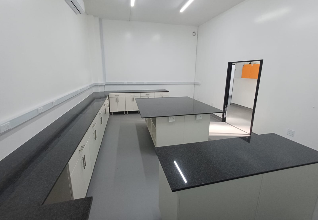 Workspace built at Microlab completed by Gauteng Homes in Johannesburg